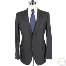 Brooks Brothers Fitzgerald Grey Saxxon Wool MiUSA Flat Front 2Btn Suit 40R