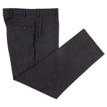 Brooks Brothers Fitzgerald Grey Saxxon Wool MiUSA Flat Front 2Btn Suit 40R