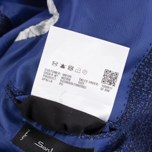 NWT Sartorio Napoli Kiton Blue Wool Plaid Static Patch Pkts 2Btn Jacket 42R