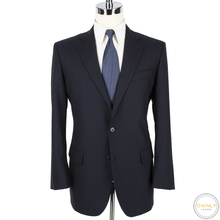 Brooks Brothers Navy Blue Wool Herringbone MiUSA Flat Front 2Btn Suit 40R