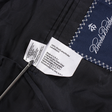 Brooks Brothers Navy Blue Wool Herringbone MiUSA Flat Front 2Btn Suit 40R