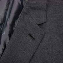 CURRENT Brioni NM Colosse Slate Grey Wool Woven Dual Vents 2Btn Suit 50L