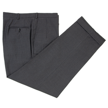 CURRENT Brioni NM Colosse Slate Grey Wool Woven Dual Vents 2Btn Suit 50L