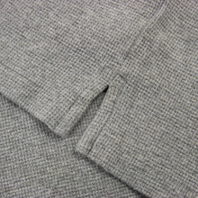 Polo Ralph Lauren Fossil Grey Cotton Textured Half Zip Mock Neck Sweater XL