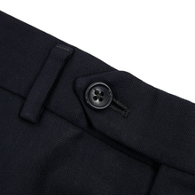 Brooks Brothers Fitzgerald Navy Saxxon Wool Herringbone Flat F. 2Btn Suit 36S