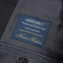 Brooks Brothers Regent Charcoal Trabaldo T. Wool Vented Flat F. 2Btn Suit 44L