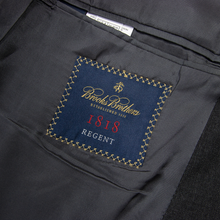 Brooks Brothers Regent Charcoal Trabaldo T. Wool Vented Flat F. 2Btn Suit 44L