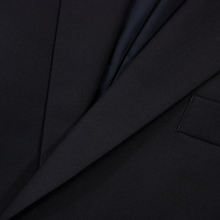 Brooks Brothers Navy Blue Wool Twill Lined Vented Flat Front 2Btn Suit 40R