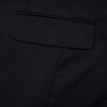 Brooks Brothers Navy Blue Wool Twill Lined Vented Flat Front 2Btn Suit 40R