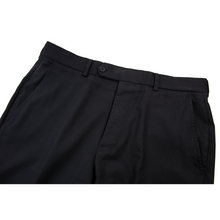 Brooks Brothers Navy Blue Wool Twill Lined Vented Flat Front 2Btn Suit 40R