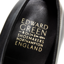 NIB $1585 Edward Green Ashby E888 Black Calfskin Split Toe Monk Strap Shoes + Trees