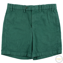 Sid Mashburn Green Cotton Woven Unlined Flat Front Shorts 32W