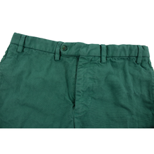 Sid Mashburn Green Cotton Woven Unlined Flat Front Shorts 32W