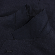 Oxxford Blue Grey Worsted Wool Herringbone Vented 2Btn Jacket 42R