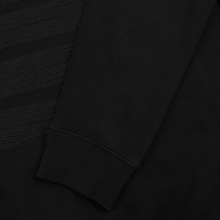 CURRENT Burberry Black Cotton Polyester Piped Crew Neck Sweater XXL