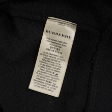 CURRENT Burberry Black Cotton Polyester Piped Crew Neck Sweater XXL