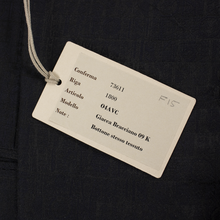 NWT Brioni Grey Blue Wool Silk Letter Jacquard Italy Dinner Jacket 40R $4995