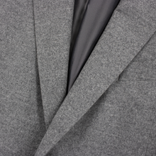 LNWOT CURRENT Zegna Travel Grey Wool Cashmere Flannel Patch Pkt Jacket 44R $3290