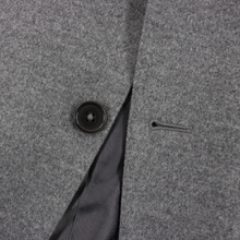LNWOT CURRENT Zegna Travel Grey Wool Cashmere Flannel Patch Pkt Jacket 44R $3290