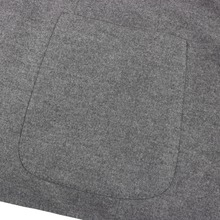 LNWOT CURRENT Zegna Travel Grey Wool Cashmere Flannel Patch Pkt Jacket 44R $3290