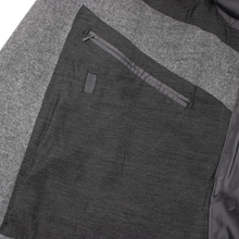 LNWOT CURRENT Zegna Travel Grey Wool Cashmere Flannel Patch Pkt Jacket 44R $3290
