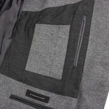 LNWOT CURRENT Zegna Travel Grey Wool Cashmere Flannel Patch Pkt Jacket 44R $3290
