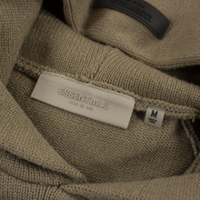 Essentials Fear Of God Brown Ribbed Hooded Rolled Hem Oversized Sweater Medium