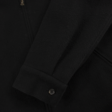 VINTAGE Polo Ralph Lauren Black Wool Quilted Lining Blouson Jacket Small