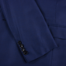 LNWOT CURRENT Zegna Milano Blue Achillfarm Wool Silk Woven 2Btn Jacket 42R