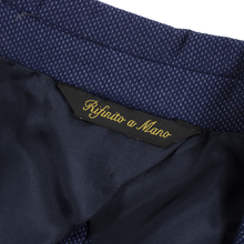 NWT Ballantyne Blue Polyester Woven Handmade Patch Pkts 2Btn Jacket 36R
