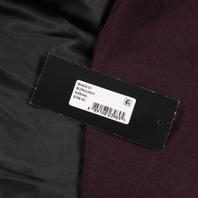 NWT Bloomingdale's Burgundy 100% Cashmere Flannel Dual Vents 2Btn Jacket 44R