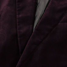 Armani Collezioni Merlot Polyester Velvet Dual Vents 2Btn Dinner Jacket 40R