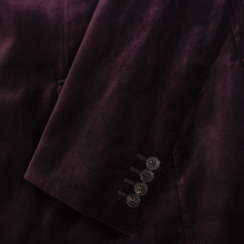 Armani Collezioni Merlot Polyester Velvet Dual Vents 2Btn Dinner Jacket 40R
