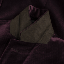Armani Collezioni Merlot Polyester Velvet Dual Vents 2Btn Dinner Jacket 40R