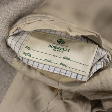 Borrelli Napoli Wool Cashmere Soft Tweed Patch Pkts 3/2 Roll Jacket 40R