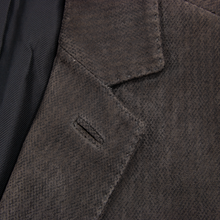 Ermenegildo Zegna Mocha Brown Suede Leather Vented Unstructured 2Btn Jacket 38US