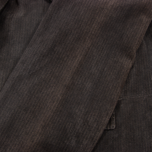 Ermenegildo Zegna Mocha Brown Suede Leather Vented Unstructured 2Btn Jacket 38US
