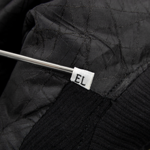 Gianni Versace Vintage Black Wool Striped Faille Peak Lpl Dbl Breasted Jacket 46L