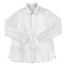 CURRENT Hickey Freeman Cloud Grey Linen Spread Collar Dress Shirt XXL/19US