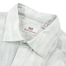 CURRENT Hickey Freeman Cloud Grey Linen Spread Collar Dress Shirt XXL/19US