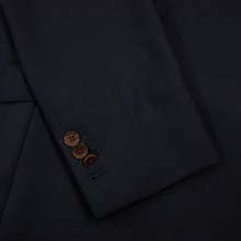 Charles Tyrwhitt Navy Blue Wool Pique Slim Fit Dual Vents 2Btn Jacket 44L