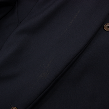 Charles Tyrwhitt Navy Blue Wool Pique Slim Fit Dual Vents 2Btn Jacket 44L