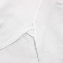 Ermenegildo Zegna Couture White Cotton MOP Spread Collar Dress Shirt 41EU/16US