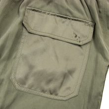 Philip Lam Sage Green Cotton Blend Satin Silk Trim Belted Zipper Cuff Pants SZ 6