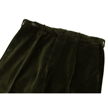 LNWOT Rota Juniper Green Cotton Corduroy Heavy Flat Front Pants 38W/54EU
