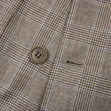 NWT $6595 Loro Piana Brown 92% Baby Cashmere Glen Plaid Dbl Breasted Suit 44R