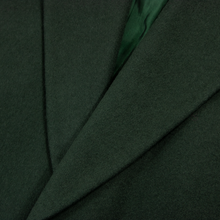 Colombo Borgosesia Green 100% Cashmere Flannel Quilted Lined 2Btn Jacket 42R