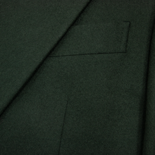 Colombo Borgosesia Green 100% Cashmere Flannel Quilted Lined 2Btn Jacket 42R