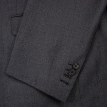 CURRENT Brioni NM Colosse Slate Grey Wool Woven Dual Vents 2Btn Suit 50L