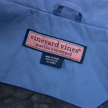 Vineyard Vines Navy Blue Microfiber Mesh Lined Hooded Windbreaker Jacket 2XL